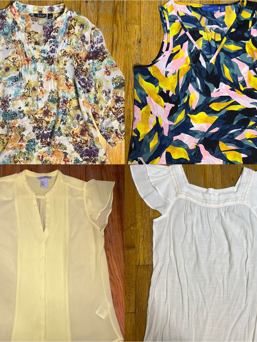 4 Women's vintage tops/blouses